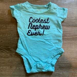 ⭐️5 for $15 Carter’s Nephew Onesie in Blue